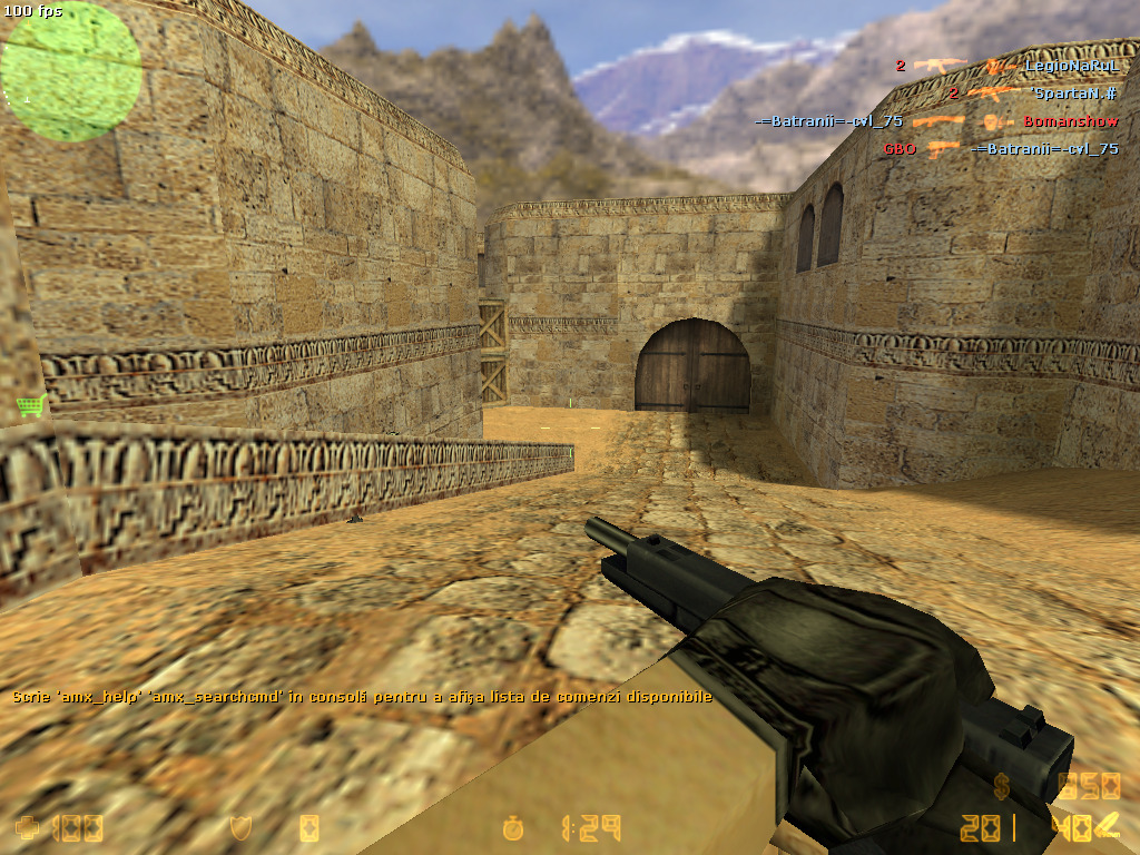 Screenshot of CS 1.6 Warzone gameplay